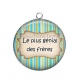 Pendentif Cabochon Argent - le plus génial des frères