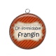 Pendentif Cabochon Argent - un formidable frangin