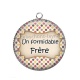 Pendentif Cabochon Argent - un formidable frère
