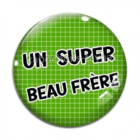 Cabochon Verre - un super beau frère