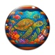 Cabochon Verre - tortue