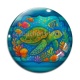 Cabochon Verre - tortue