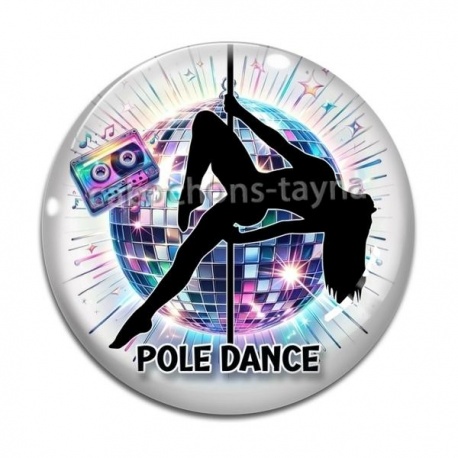 Cabochon Verre - pole dance