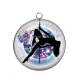 Pendentif Cabochon Argent - pole dance