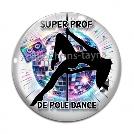 Cabochon Verre - super prof de pole dance