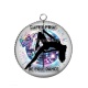 Pendentif Cabochon Argent - super prof de pole dance