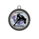 Pendentif Cabochon Argent - super prof de pole dance