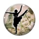 Cabochon Verre - danseuse