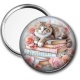 Miroir de poche - chat livre