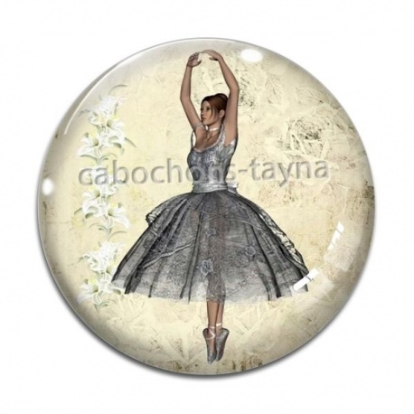 Cabochon Verre - danseuse