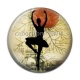 Cabochon Résine - danseuse