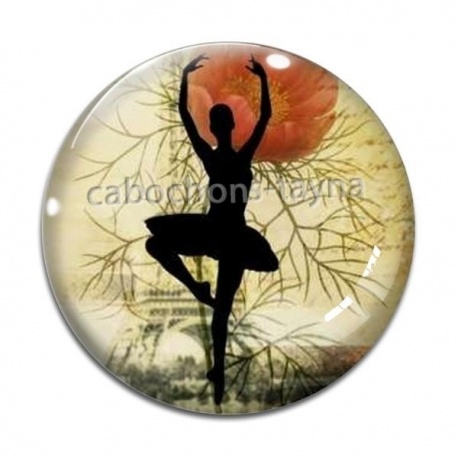 Cabochon Verre - danseuse