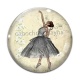Cabochon Verre - danseuse