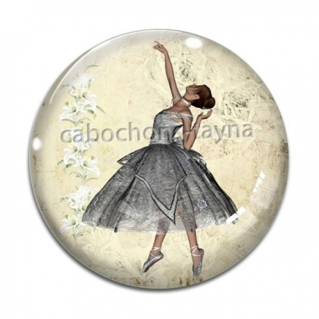 Cabochon Verre - danseuse
