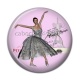 Cabochon Résine - danseuse