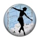 Cabochon Résine - danseuse