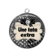 Pendentif Cabochon Argent - une tata extra