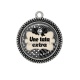 Pendentif Cabochon Argent - une tata extra