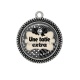 Pendentif Cabochon Argent - une tatie extra