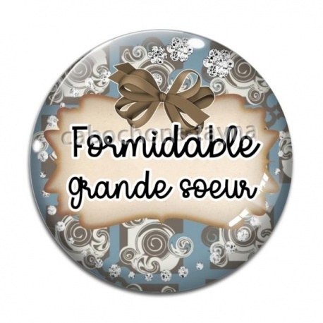 Cabochon Verre - formidable grande soeur