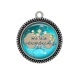 Pendentif Cabochon Argent - une tata extraordinaire
