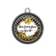 Pendentif Cabochon Argent - une frangine en or