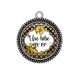 Pendentif Cabochon Argent - une tatie en or