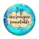Cabochon Verre - une frangine formidable