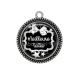 Pendentif Cabochon Argent - meilleure tatie