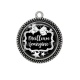 Pendentif Cabochon Argent - meilleure frangine