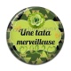 Cabochon Résine - une tata merveilleuse