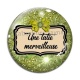 Cabochon Verre - une tatie merveilleuse