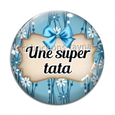 Cabochon Verre - une super tata