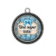Pendentif Cabochon Argent - une super tatie