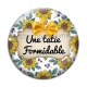 Cabochon Verre - une tatie formidable