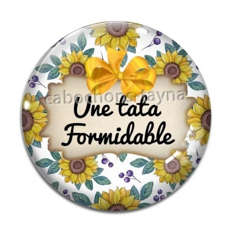 Cabochon Verre - une tata formidable
