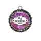 Pendentif Cabochon Argent - une merveilleuse soeur