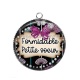Pendentif Cabochon Argent - formidable petite soeur