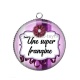 Pendentif Cabochon Argent - une super frangine