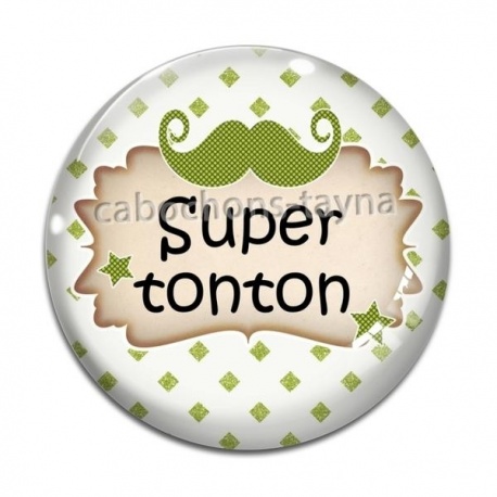 Cabochon Verre - super tonton