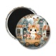 Magnet's - chaton chariot c?ur