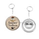 Porte clés décapsuleur - super tonton