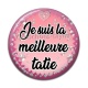 Cabochon Résine - je suis la meilleure tatie