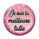 Cabochon Verre - je suis la meilleure tatie
