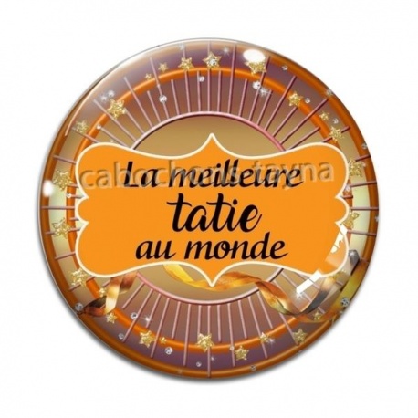 Cabochon Verre - la meilleure tatie au monde