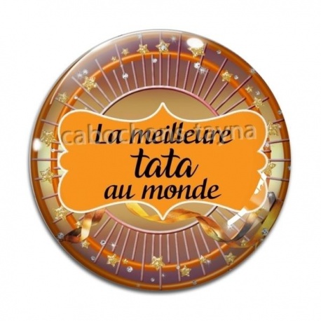 Cabochon Verre - la meilleure tata au monde