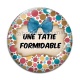 Cabochon Verre - une tatie formidable