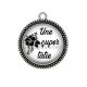 Pendentif Cabochon Argent - une super tatie