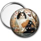 Miroir de poche - chat coeur