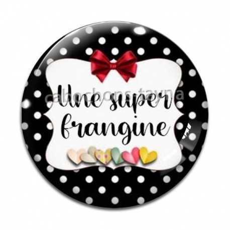 Cabochon Verre - une super frangine